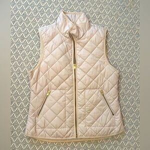 Cream Colored Puffer Vest